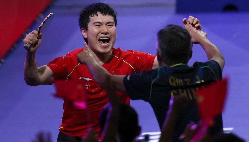 德国队鏖战瑞典队，梁靖崑带队取胜的简单介绍